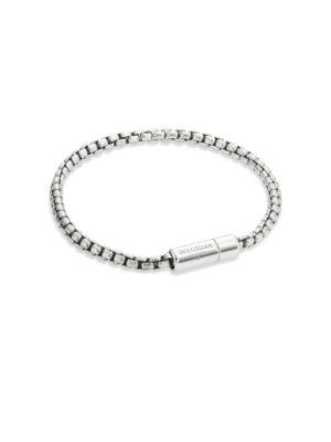 Tateossian Silver Snake Chain Bracelet