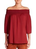 Theory Elistaire Off-the-shoulder Top
