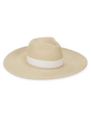 Hat Attack Continental Wide-brim Raffia Hat
