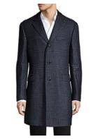 Corneliani Plaid Top Coat