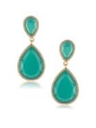 Abs By Allen Schwartz Jewelry Vibrant Vibes Double-drop Crystal Earrings
