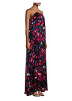 Trina Turk Winter Luxe Vino Dot-print Halter Dress