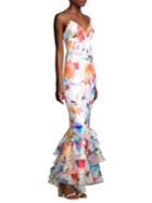 Milly Milan Floral Gown