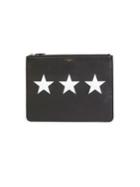 Givenchy Star Zip Leather Pouch
