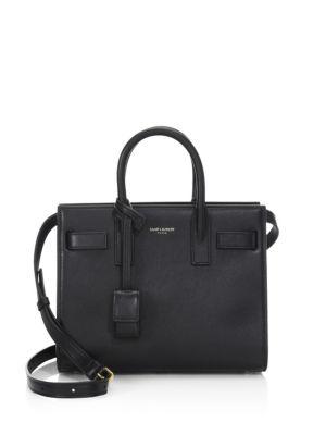 Saint Laurent Nano Smooth Leather Top Handle Bag