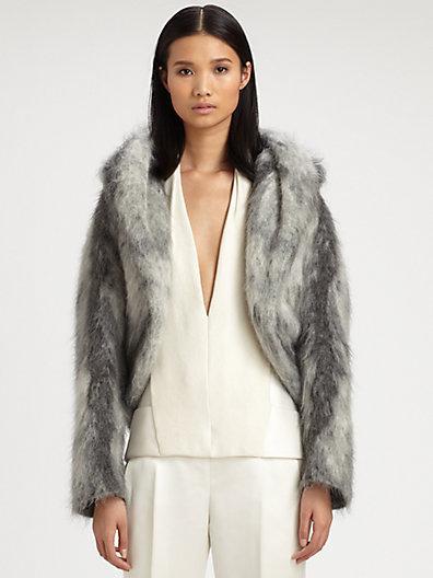 Alexander Wang Hooded Mohair Shrug