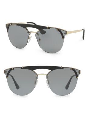 Prada Deconstructed Rimless Sunglasses