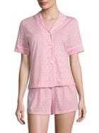 Saks Fifth Avenue Collection Modern-fit Knit Short Pajamas Set