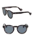 Moncler 49mm Round Sunglasses