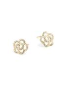 Ef Collection Rose Diamond & 14k Yellow Gold Stud Earrings