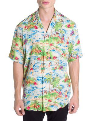 Dsquared2 Hawaiian Print Shirt