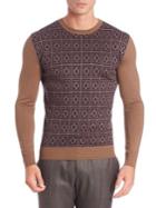 Etro Geometric Patterned Wool Sweater