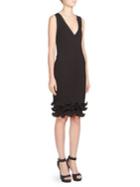 Givenchy Knit Ruffle Dress