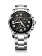 Victorinox Swiss Army Chrono Classic Stainless Steel Chronograph Bracelet Watch