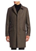 Saks Fifth Avenue Collection Single-breasted Wool Topcoat
