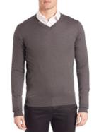 Emporio Armani Wool V-neck Sweater