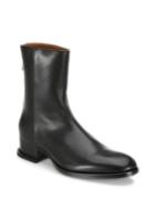 Givenchy Zippered Calf Leather Boots