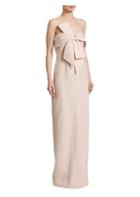 Lela Rose Bow-front Column Gown