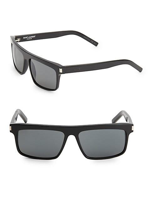 Saint Laurent Sl 246-001 57mm Acetate Square Sunglasses