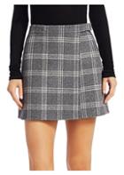 Theory Mini Plaid Skirt