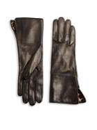 Saks Fifth Avenue Collection Silk-lined Leather Gloves