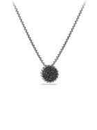 David Yurman Chatelaine Pendant Necklace With Black Diamonds