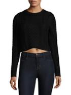 Milly Cropped Wool Sweater