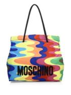 Moschino Rainbow-print Nylon Tote