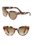 Oliver Peoples Roella 55mm Mirrored Cat Eye Sunglasses