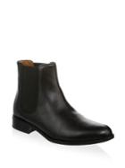 Aquatalia Leather Slip-on Chelsea Boots