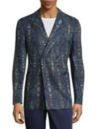 Etro Ikat Printed Linen Over Jacket