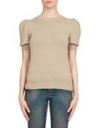 Chloe Cashmere Puff Sleeve Pullover