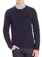 Giorgio Armani Tonal Printed Sweater