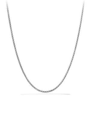 David Yurman Gray Titanium And Sterling Silver Chain Necklace