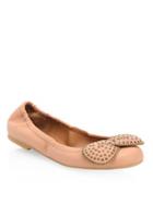 See By Chloe Studded Leather Ballet Flats