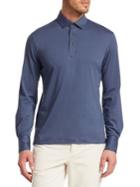 Brunello Cucinelli Long-sleeve Polo Shirt