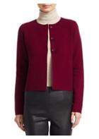 Saks Fifth Avenue Collection Wool & Cashmere Double Faced Cropped Jacket