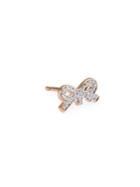 Ginette Ny Single Tiny Diamond Bow Stud Earring