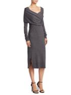 Donna Karan New York Wrap-front Dress