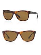 Burberry 57mm Polarized Square Sunglasses