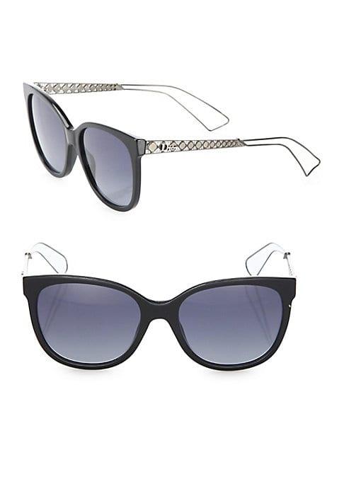 Dior 55mm Square Sunglasses