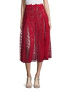 Valentino Guipure Lace Skirt
