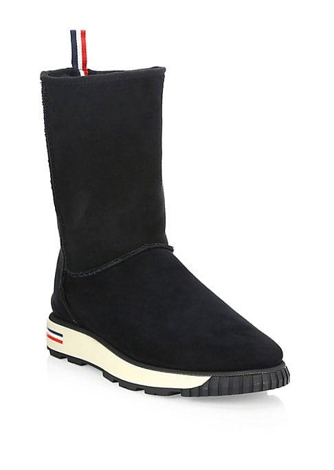 Moncler Gaby Stivale Suede Mid-calf Boots