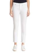 7 For All Mankind Roxanne Raw Hem Ankle Cigarette Skinny Jeans
