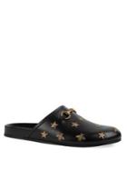 Gucci River Star Leather Clogs