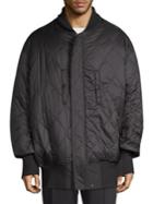 Y-3 Oversized Quilted Reversible Bomber Jacket