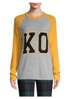 Michael Kors Collection Kors Cashmere Varsity Pullover
