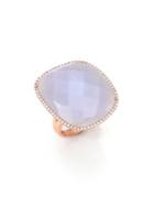 Meira T Diamond, Blue Opal And 14k Rose Gold Ring