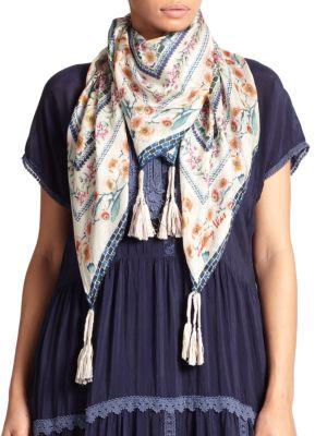 Johnny Was, Sizes 14-24 Silk Kobi Scarf
