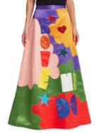 Alice + Olivia Alice + Olivia X Beatles Ursula Embellished A-line Ballgown Skirt